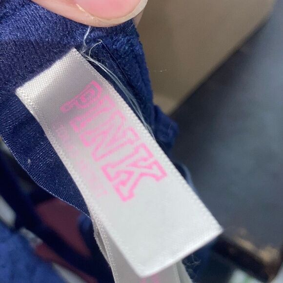 PINK Victoria's Secret Navy Wear Everywear Lightly Lined T-Shirt Bra Size 32C - Picture 7 of 9